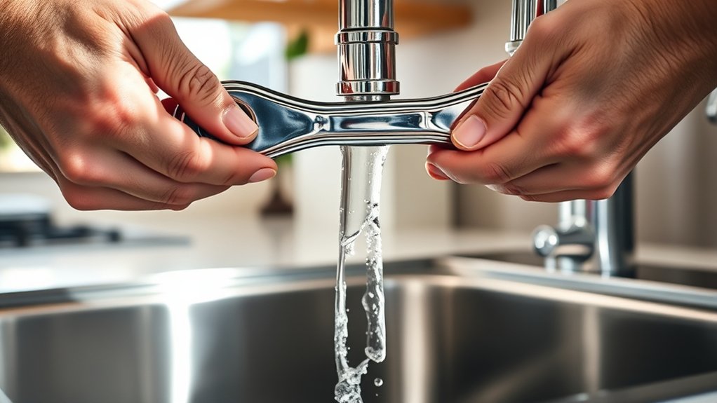 remove kitchen faucet easily