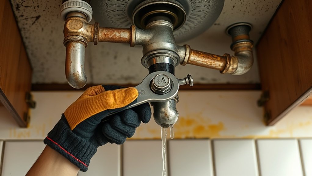 remove old drain safely