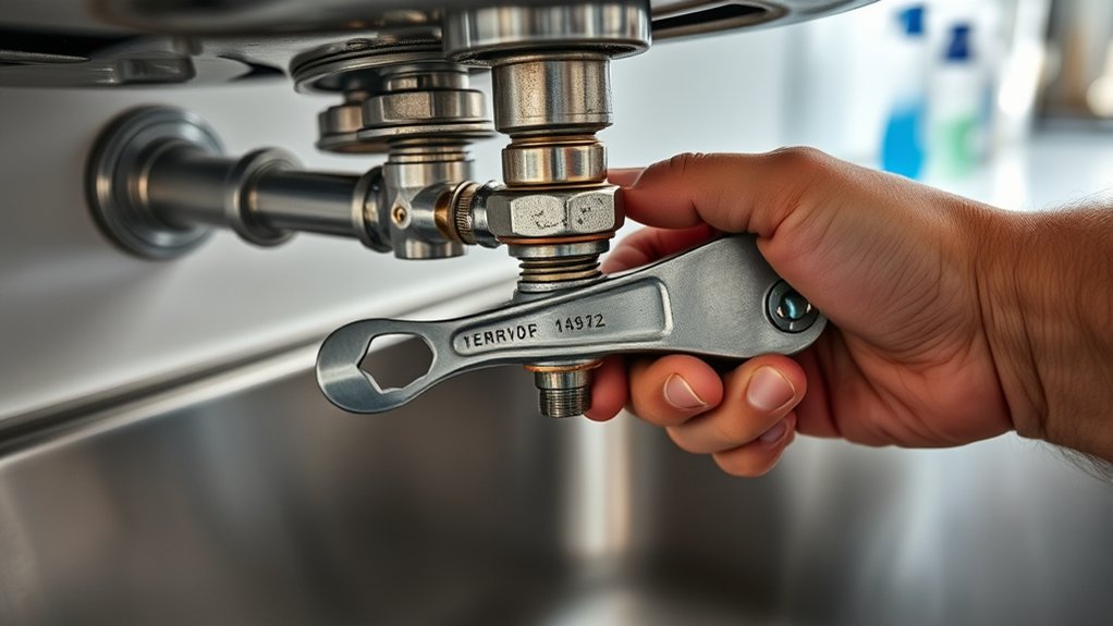 remove old faucet carefully