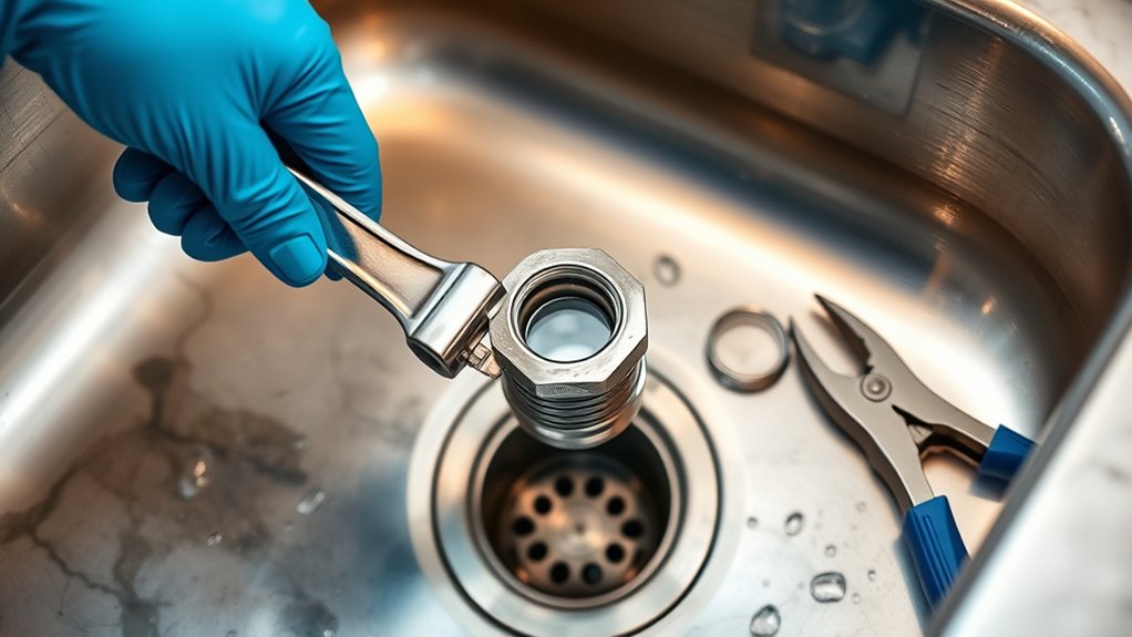 remove sink drain easily