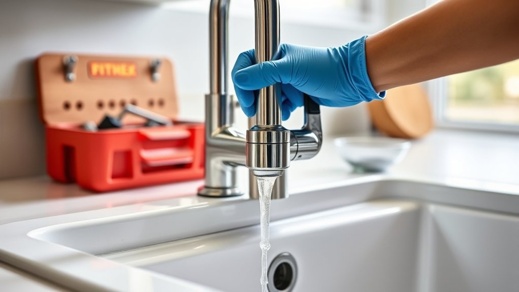 repair a leaking faucet