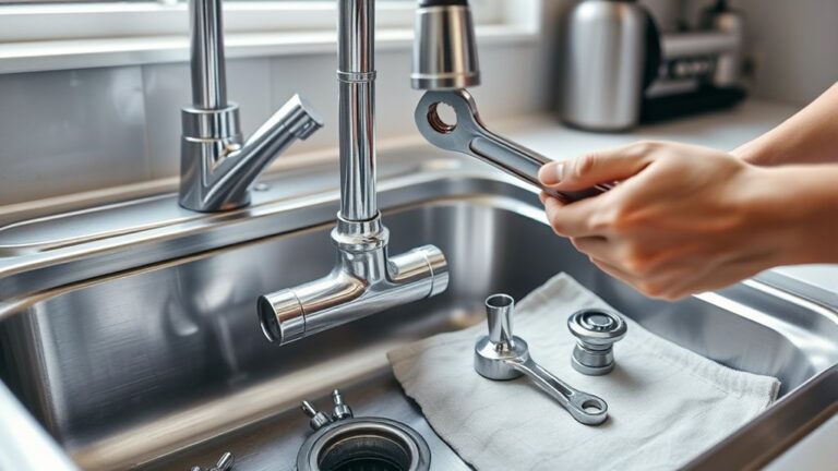 replace kitchen faucet easily