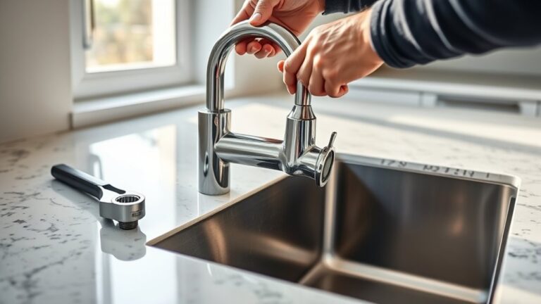replace kitchen faucet easily