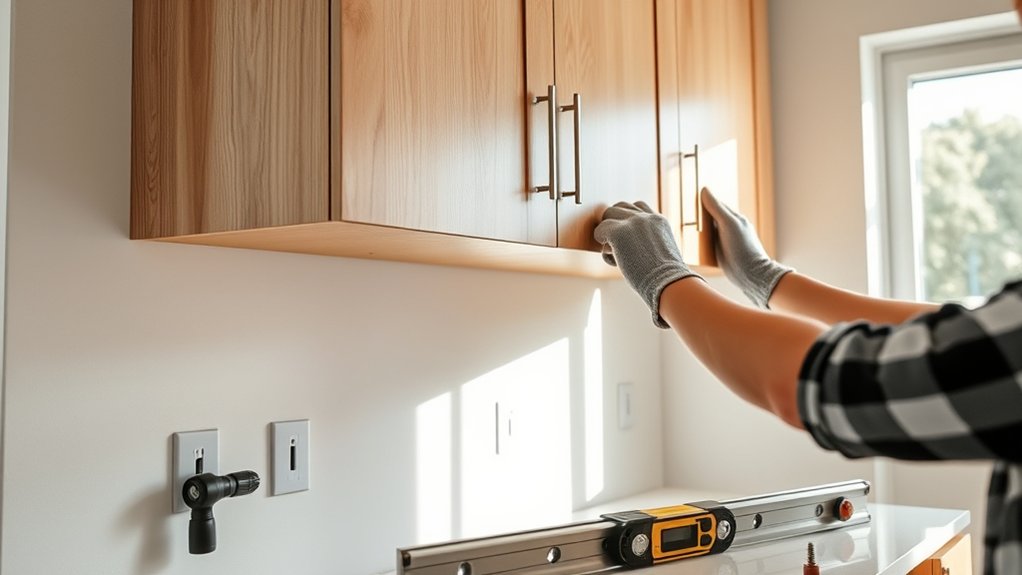 How to Hang Kitchen Cabinets in 3 Easy Steps