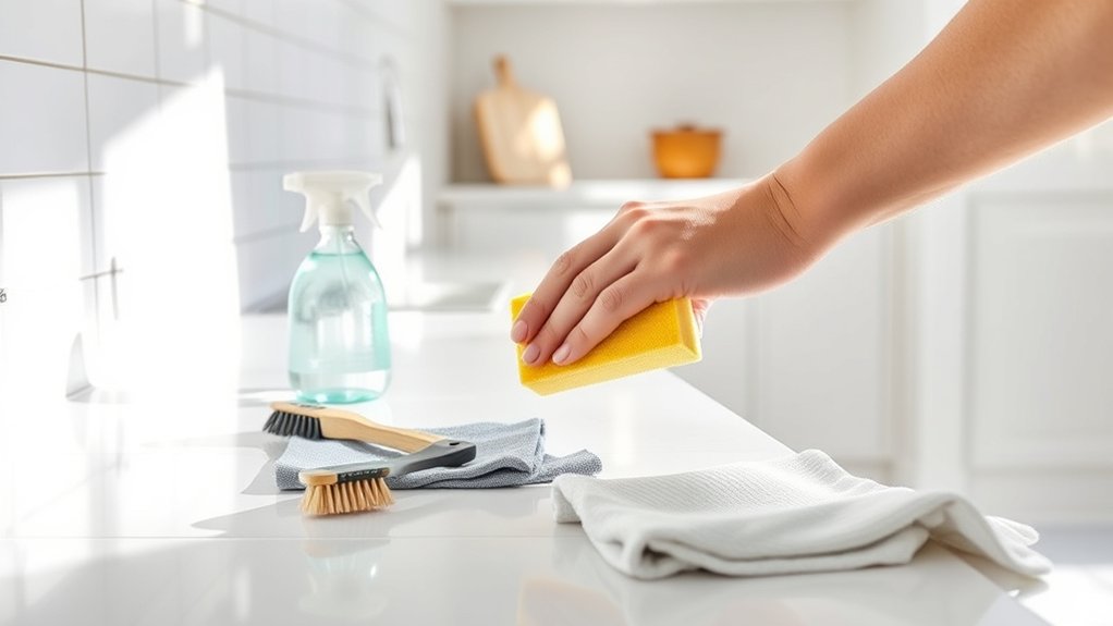 seven step tile cleaning