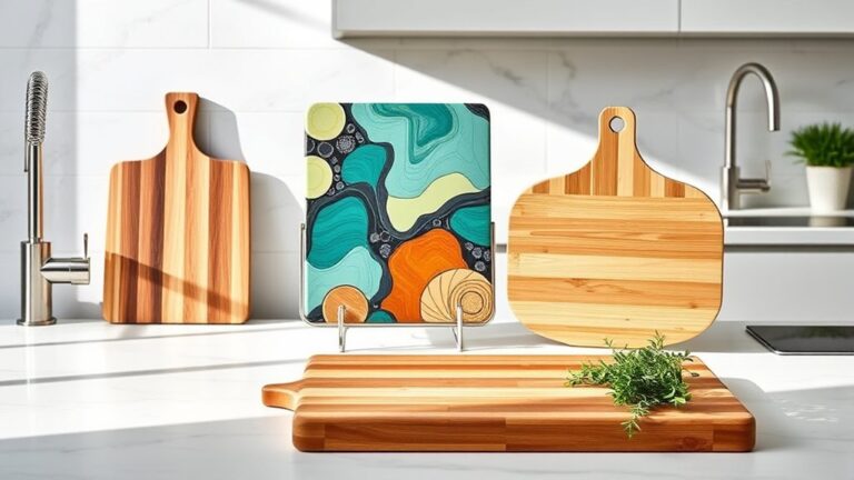 showcasing kitchen cutting boards