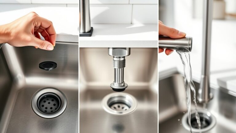 simple sink drain installation
