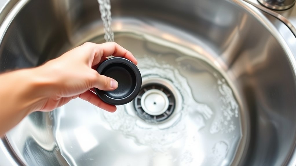 simple sink unclogging steps