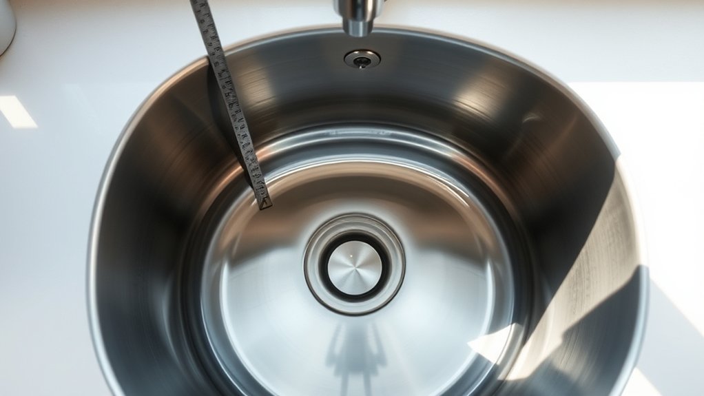 sink depth and configuration