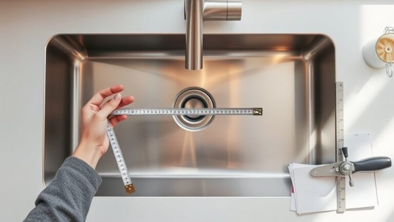sink measurement guide