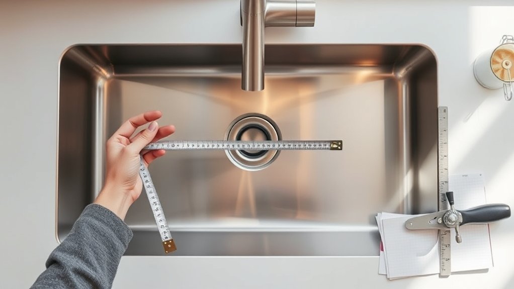 sink measurement guide