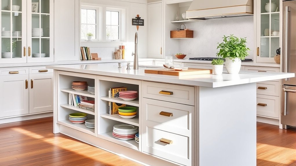 smart kitchen island storage