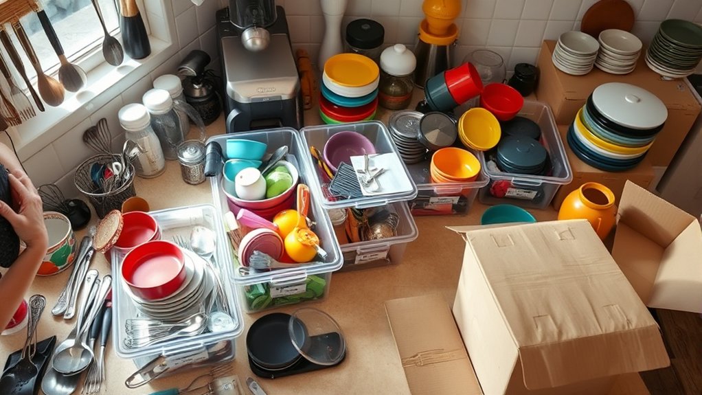 sort declutter organize inventory
