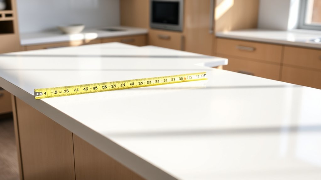 standard kitchen counter depth