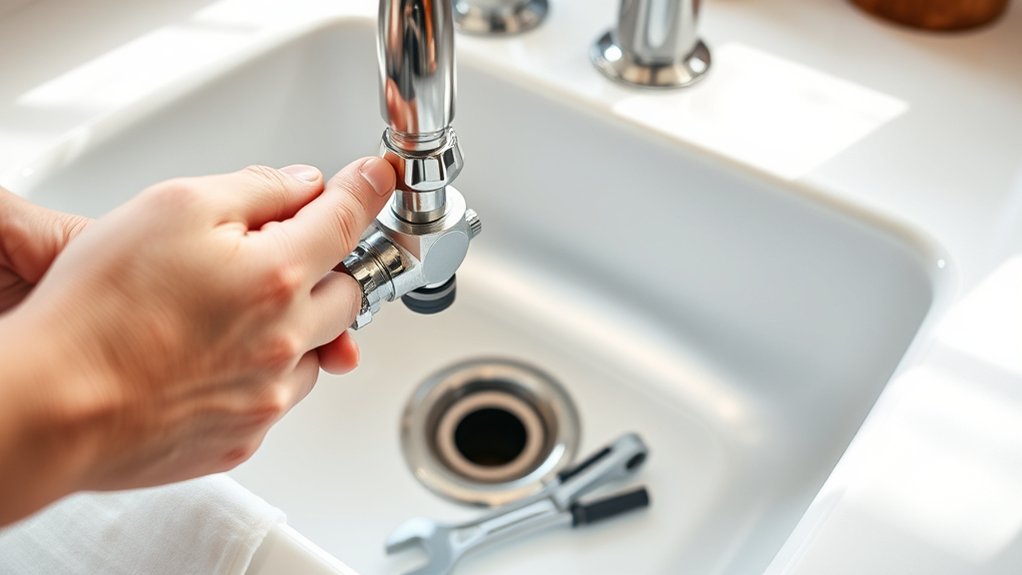 turn off water clear area