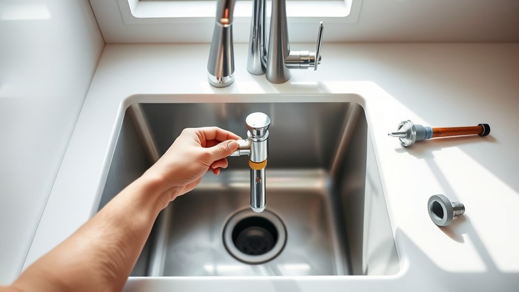 turn off water clear area