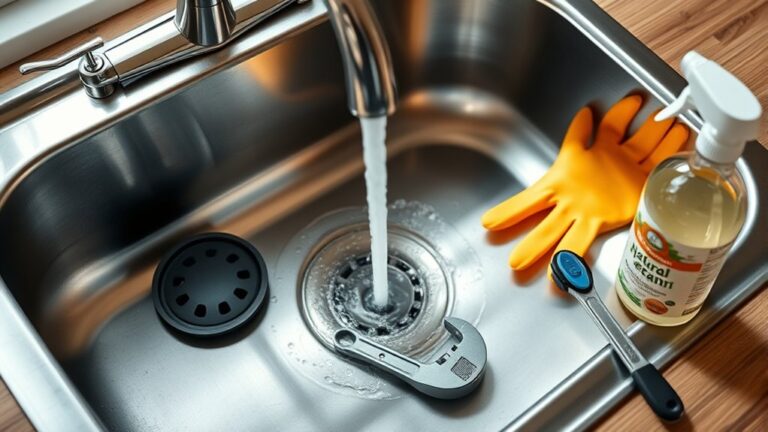 unclog kitchen sink easily