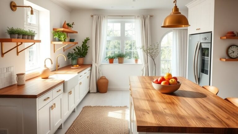 warm white kitchen tips